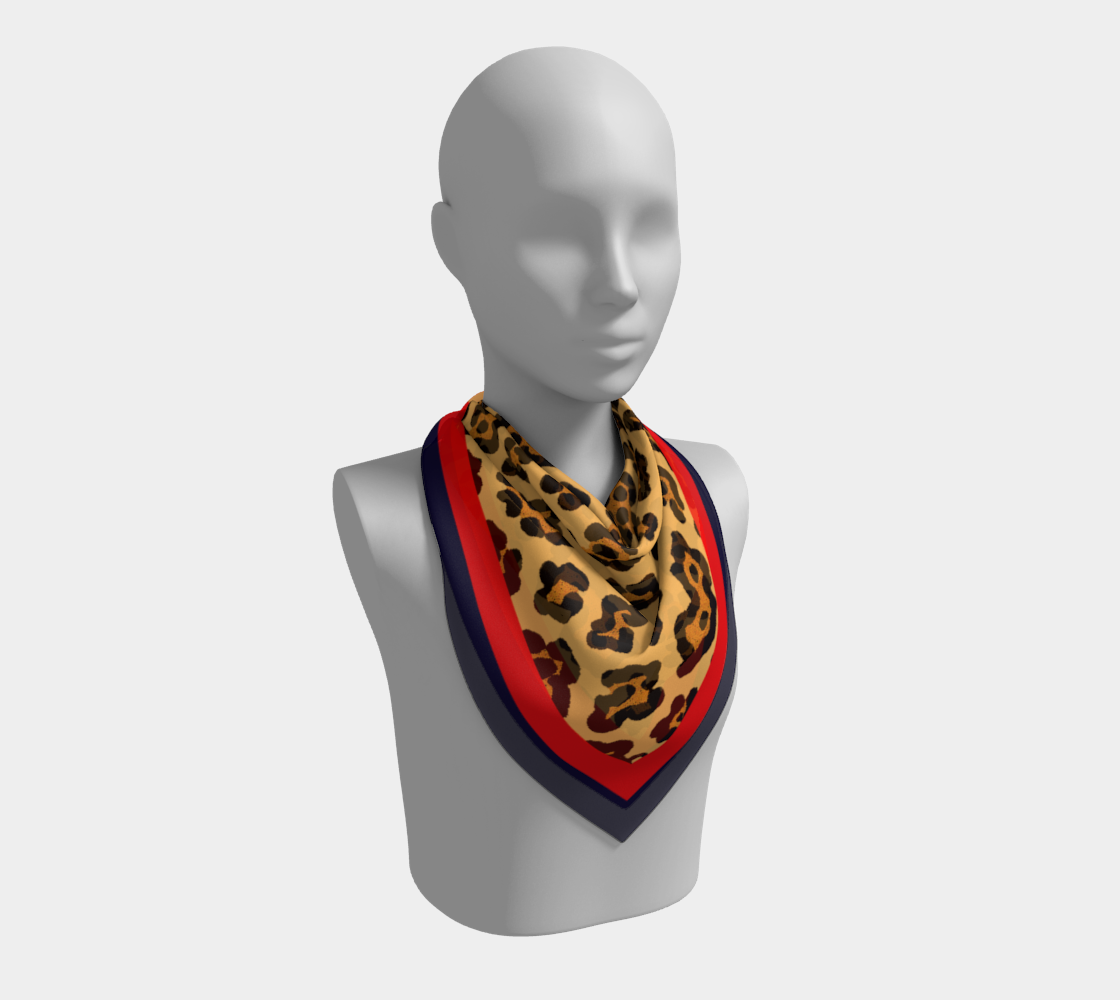 NEW JERSEY LEOPARD SCARF
