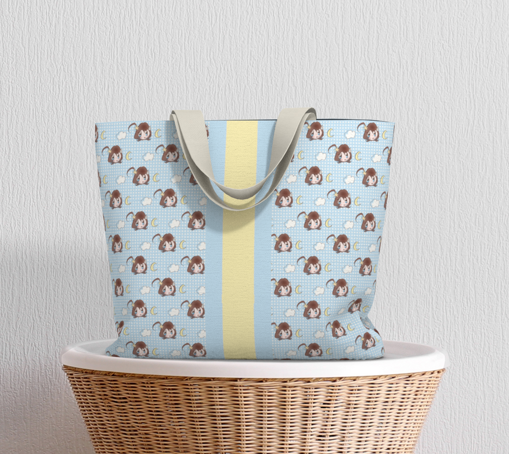 Blue Sweet Dreams Goldie Silly large toteBAG