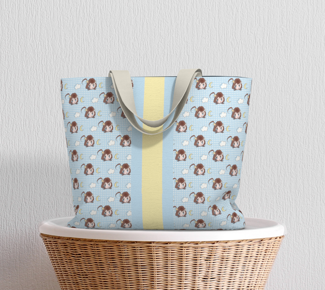 Blue Sweet Dreams Goldie Silly large toteBAG