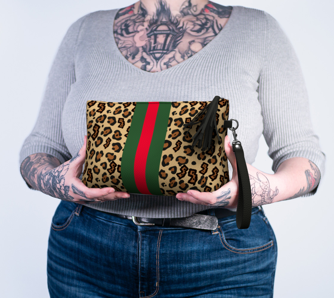Jersey Leopard pouch