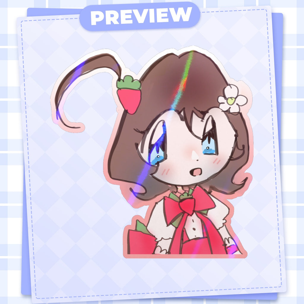 Goldie Cute Strawberry Sticker !!