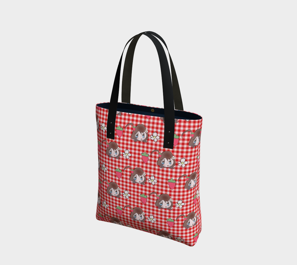 Goldie Silly Strawberry Gingham Bag tote