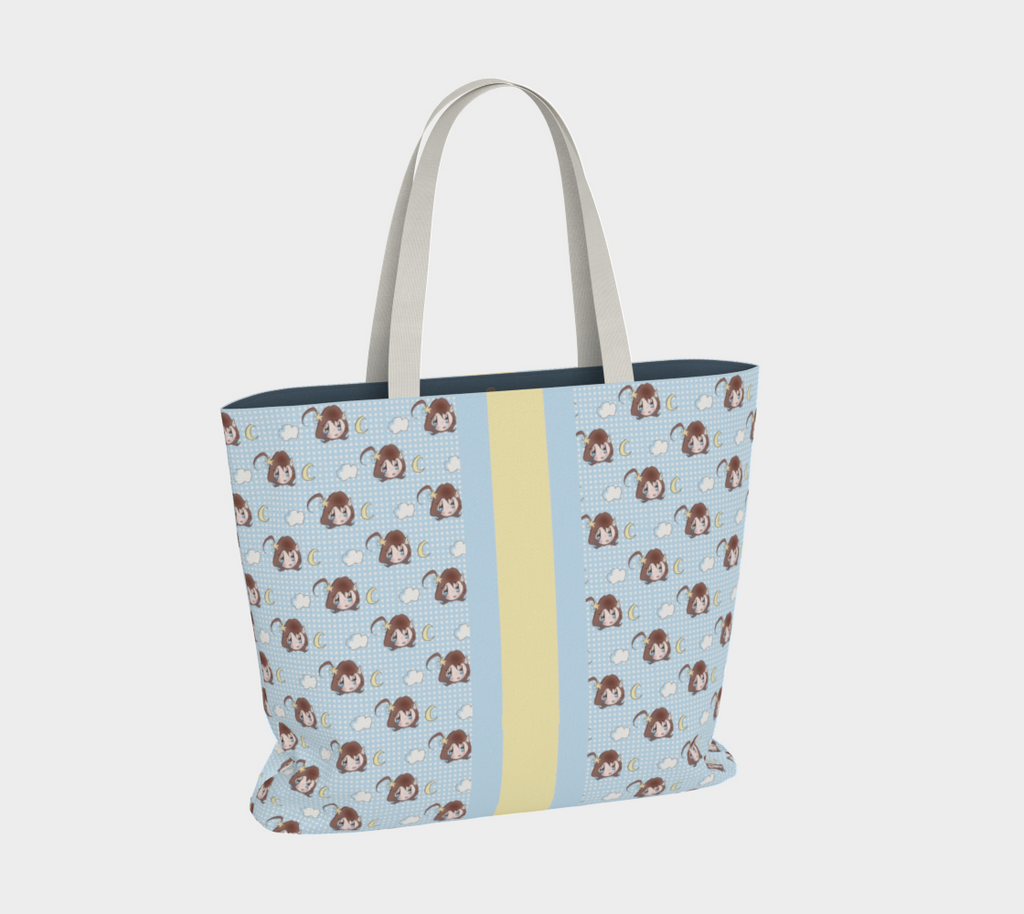 Blue Sweet Dreams Goldie Silly large toteBAG