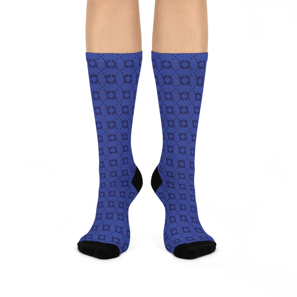 Gelty ROYAL Blue Gimmel Gimmel Holiday Socks
