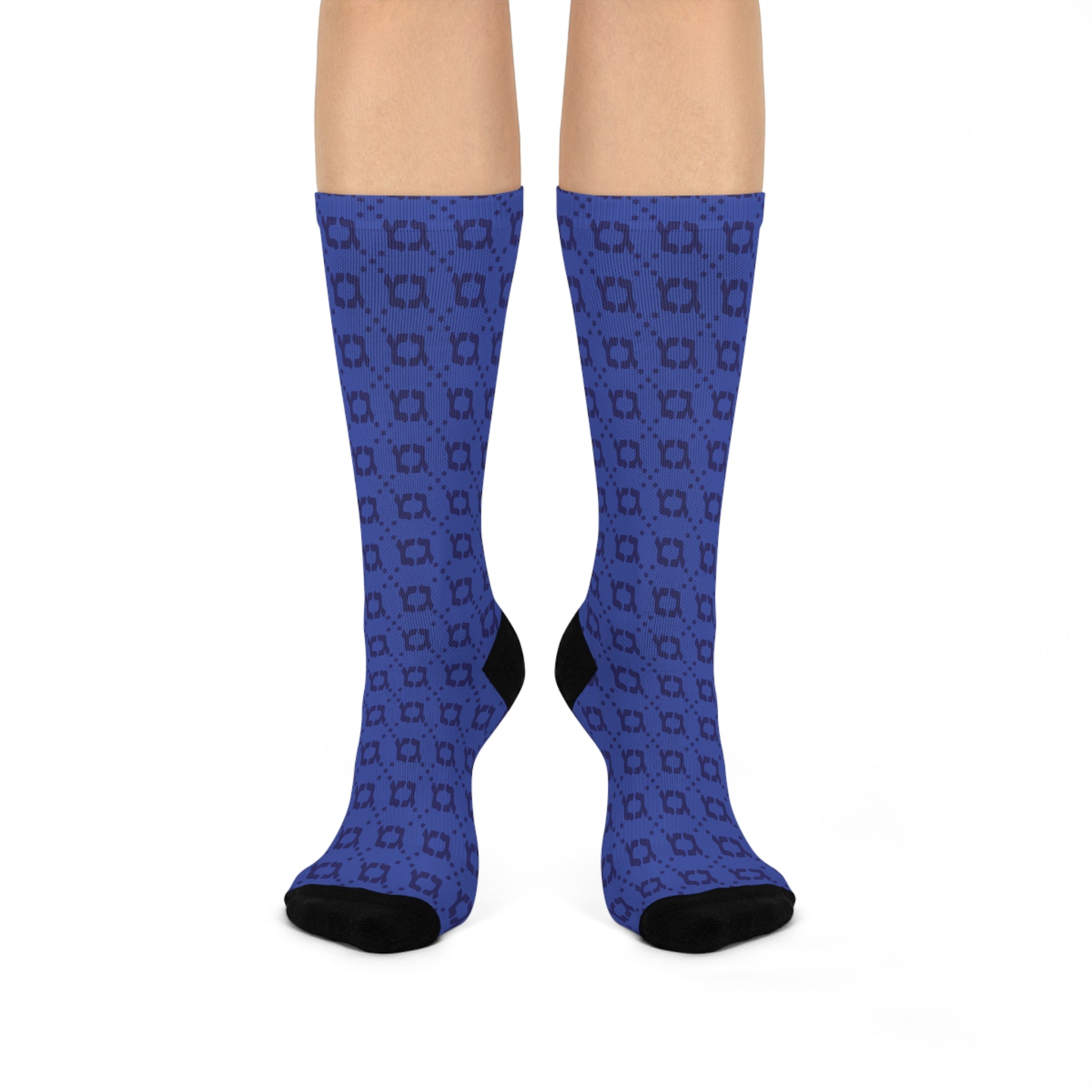 Gelty ROYAL Blue Gimmel Gimmel Holiday Socks