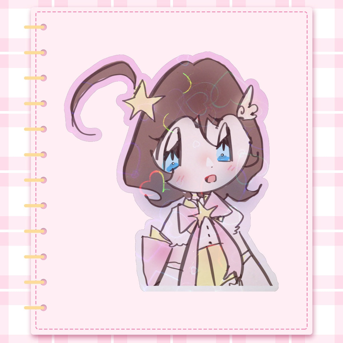 Goldie Silly Cute Sticker !! ٩(๑❛ᴗ❛๑)۶ Original art by Goldie
