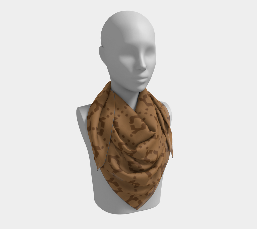 GELTY BROWN SCARF