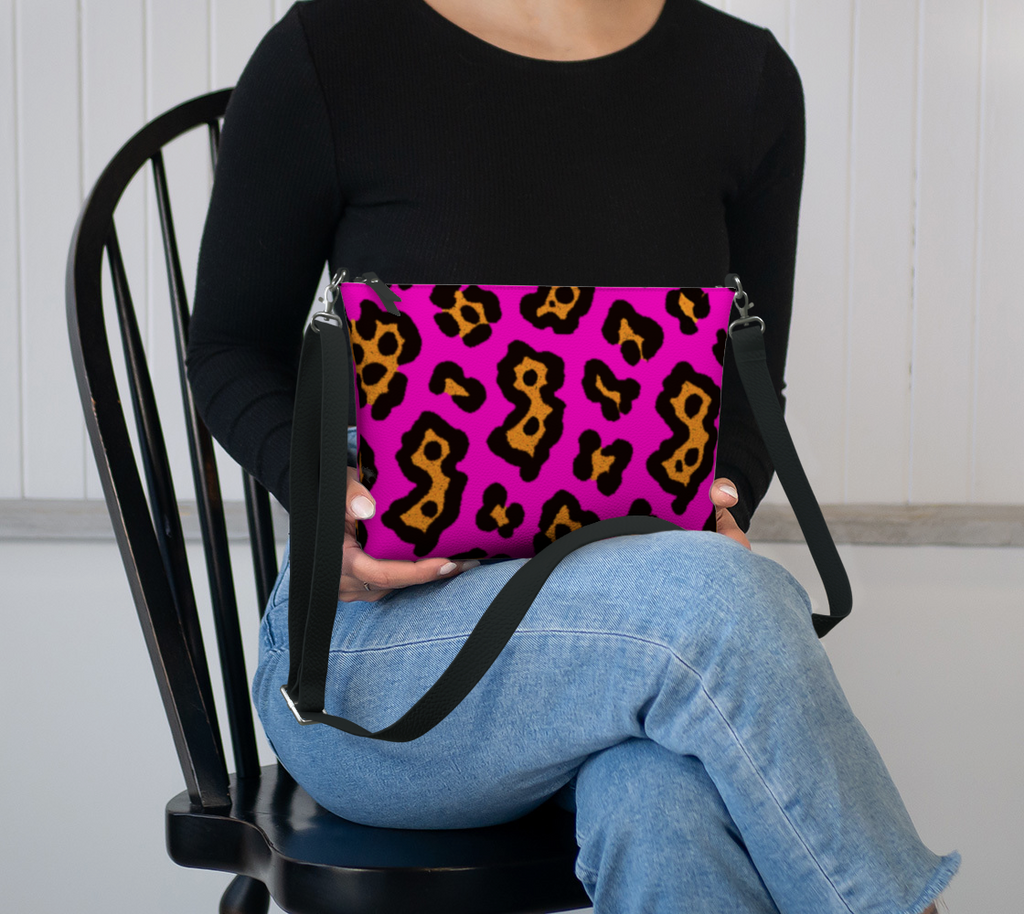 New Jersey Leopard neon bag