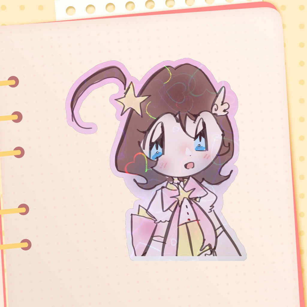 Goldie Silly Cute Sticker !! ٩(๑❛ᴗ❛๑)۶ Original art by Goldie