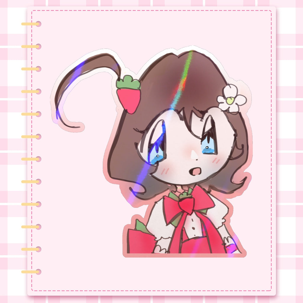Goldie Cute Strawberry Sticker !!