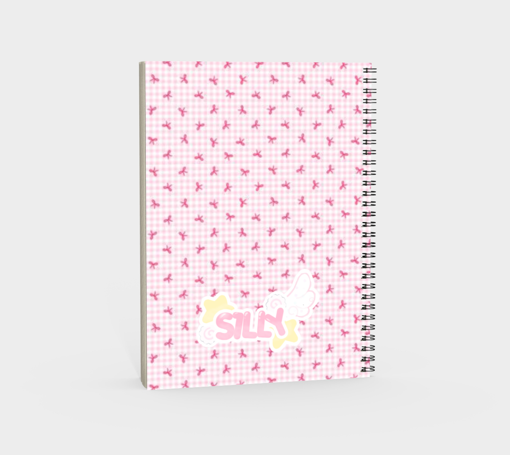 Pink Bow Goldie Silly Notebook
