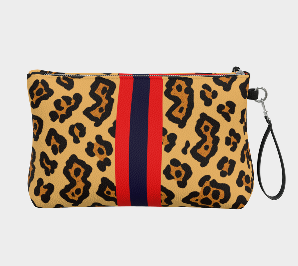 New Jersey Leopard CLUTCH NAVY