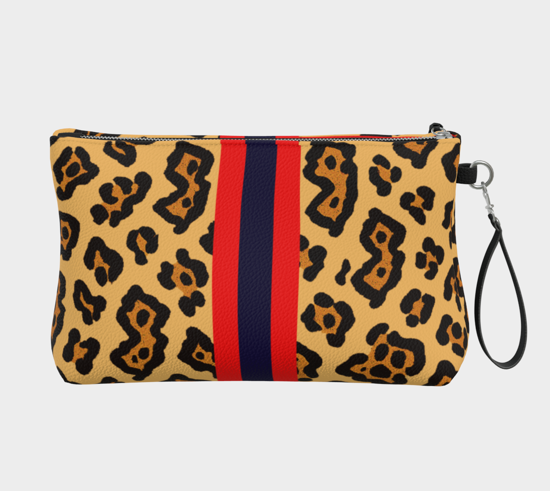 New Jersey Leopard CLUTCH NAVY