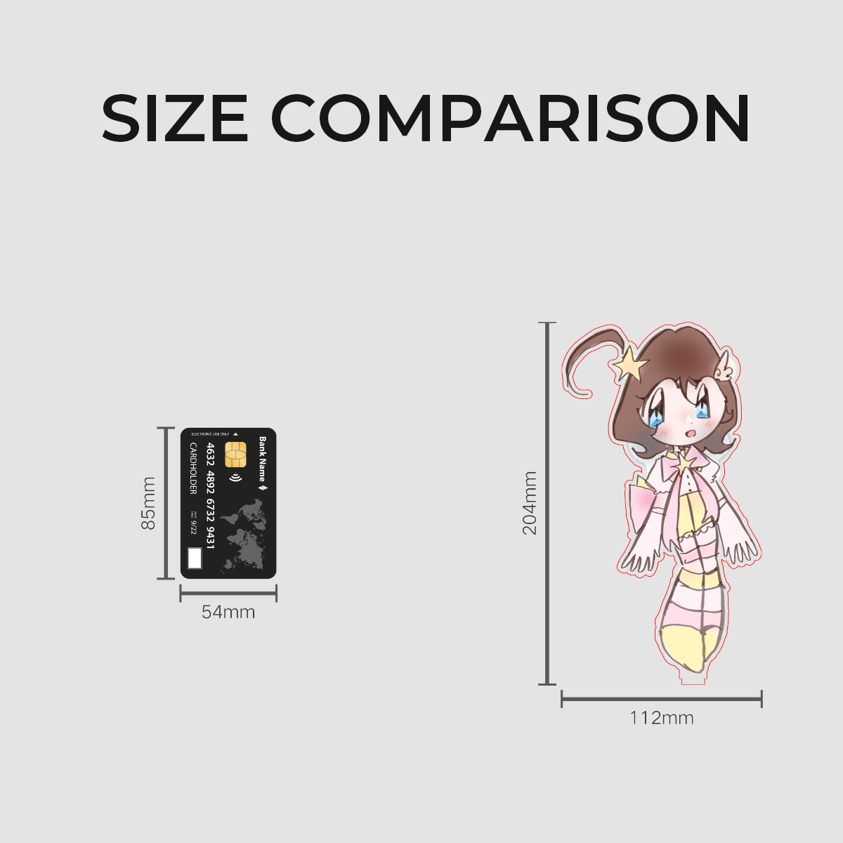 Goldie Silly Clear Acrylic Standee