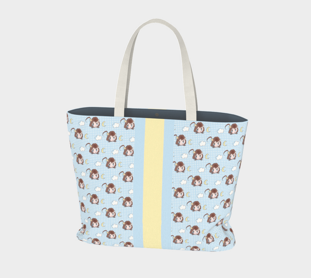 Blue Sweet Dreams Goldie Silly large toteBAG