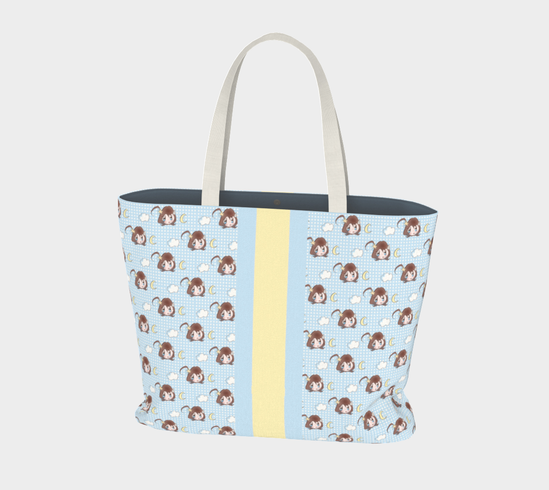Blue Sweet Dreams Goldie Silly large toteBAG