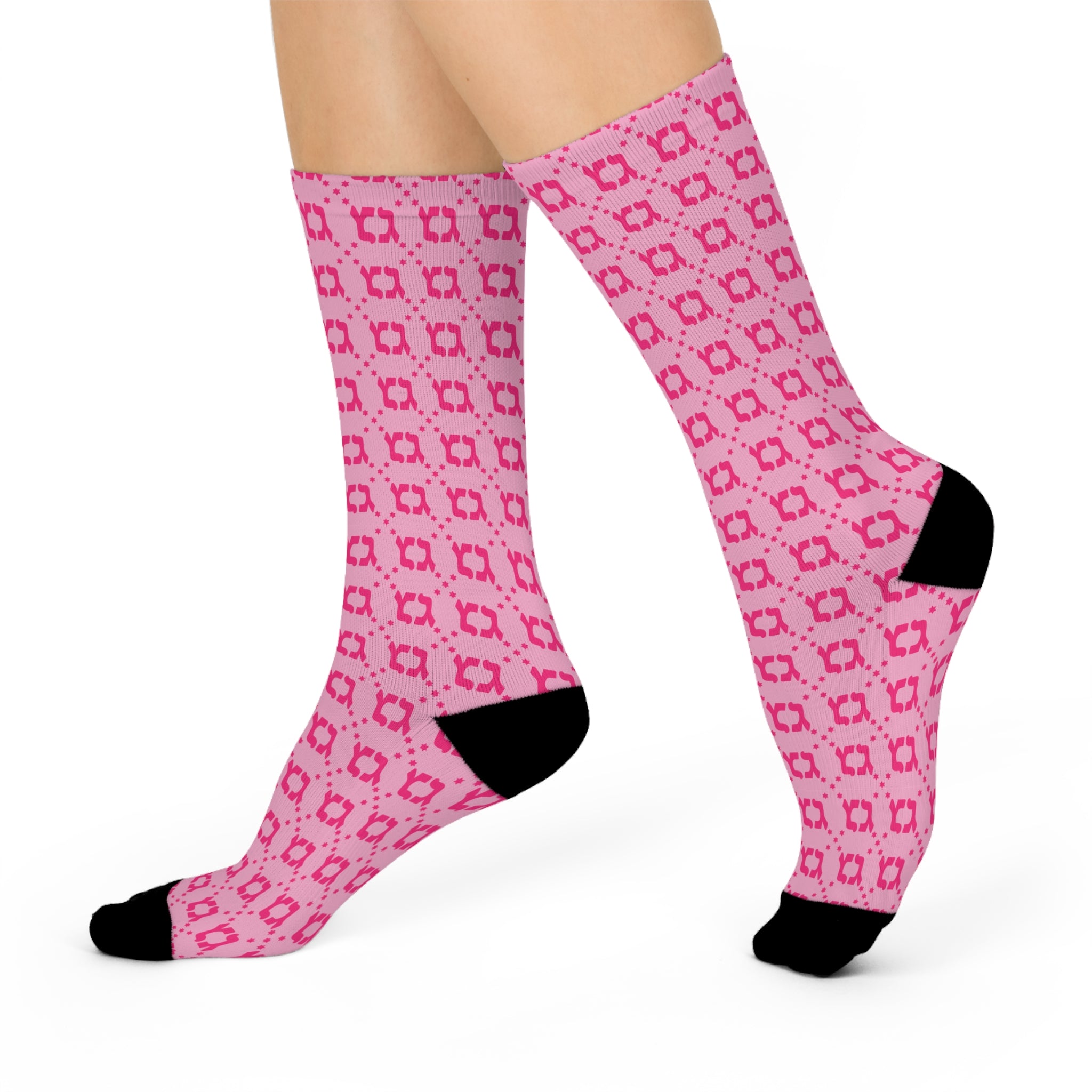PINK Gelty GIMMEL GIMMEL Holiday Socks