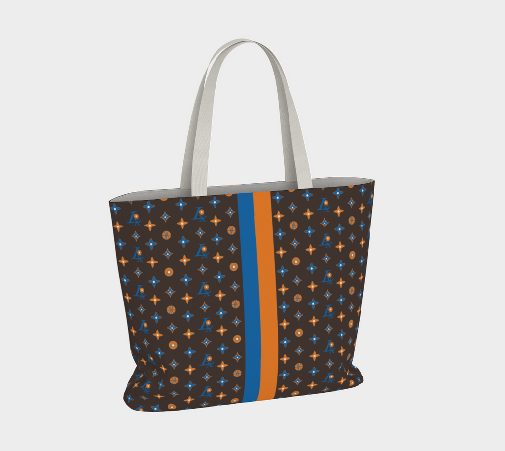 BAGELS JEWISH NY BASKETBALL BAGEL TOTE IN TOASTED