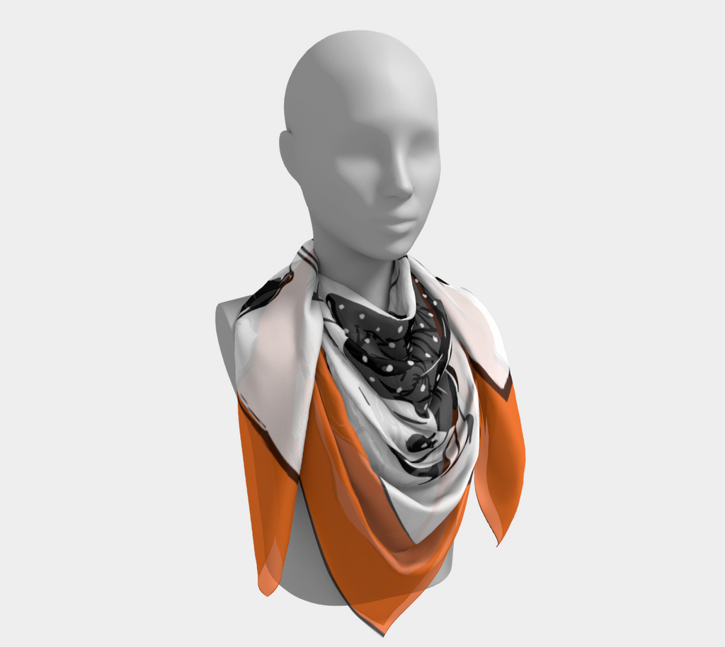 Back Room at Lorimans : Fashionable Silk Scarf - Loehmann's Parody, Perfect for Stylish Women & Trendsetters