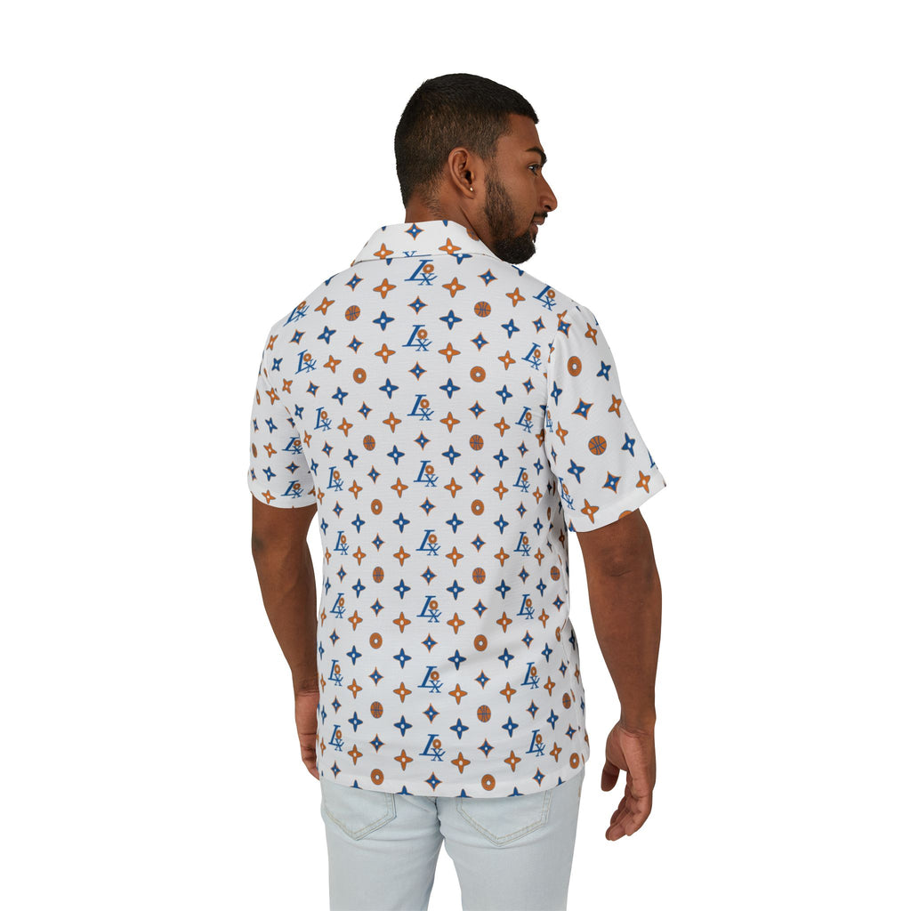 MY BAGELS JEWISH BASKETBALL BAGEL SHIRT NEW YORK KNICKS Lounge Hawaiian Shirt