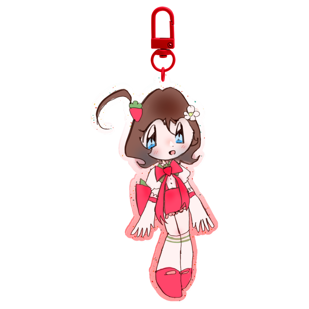 Goldie Cute Strawberry keychain !! ٩(๑❛ᴗ❛๑)۶