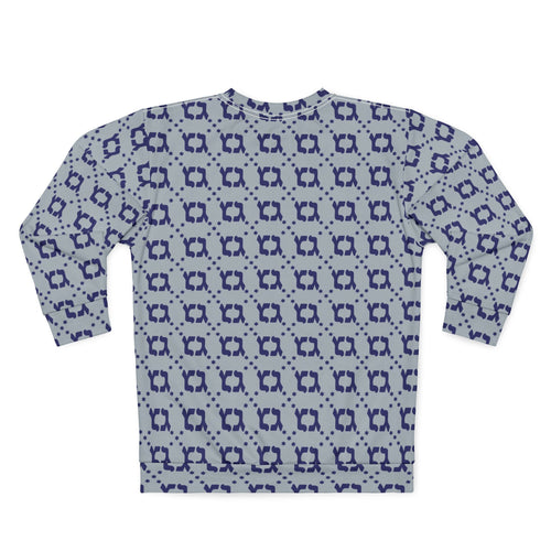 BLUE GELTY GIMMEL GIMMEL HANUKAH SWEATSHIRT HOLIDAY SWEATER