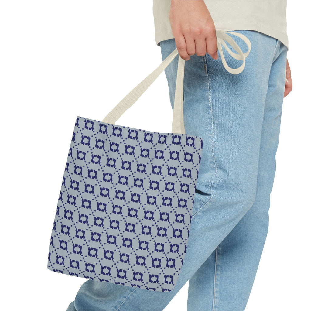 BLUE Gelty Gimmel Gimmel Hanukah Tote