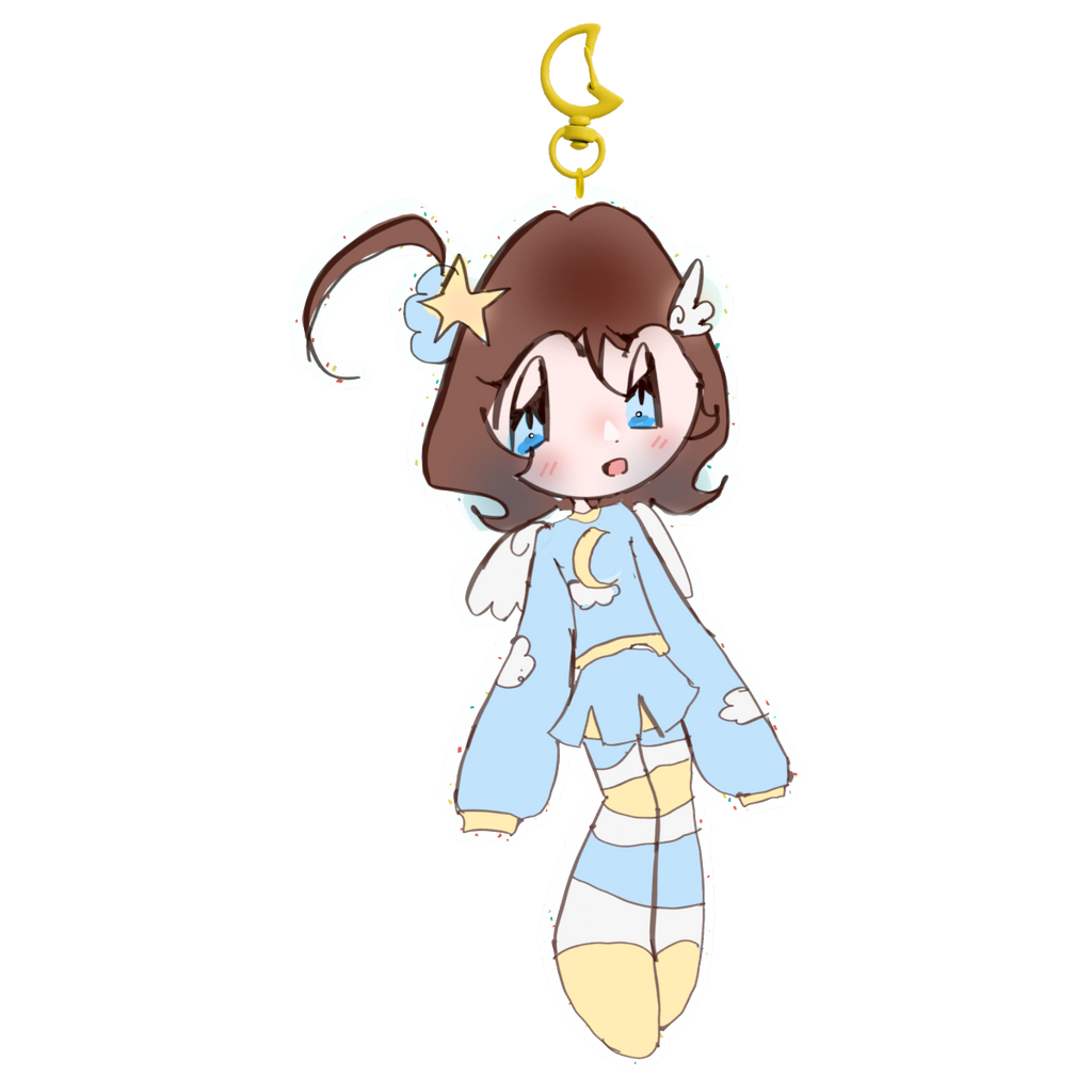Goldie Cute Sweet dreams keychain !!٩(๑❛ᴗ❛๑)۶