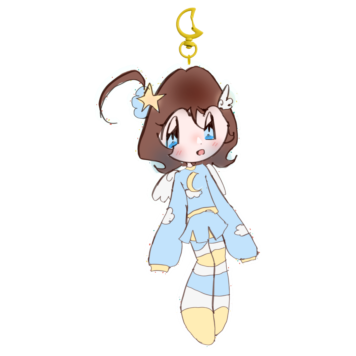 Goldie Cute Sweet dreams keychain !!٩(๑❛ᴗ❛๑)۶