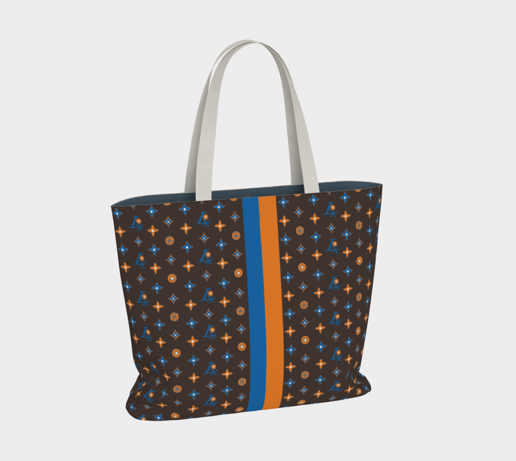 BAGELS JEWISH NY BASKETBALL BAGEL TOTE IN TOASTED
