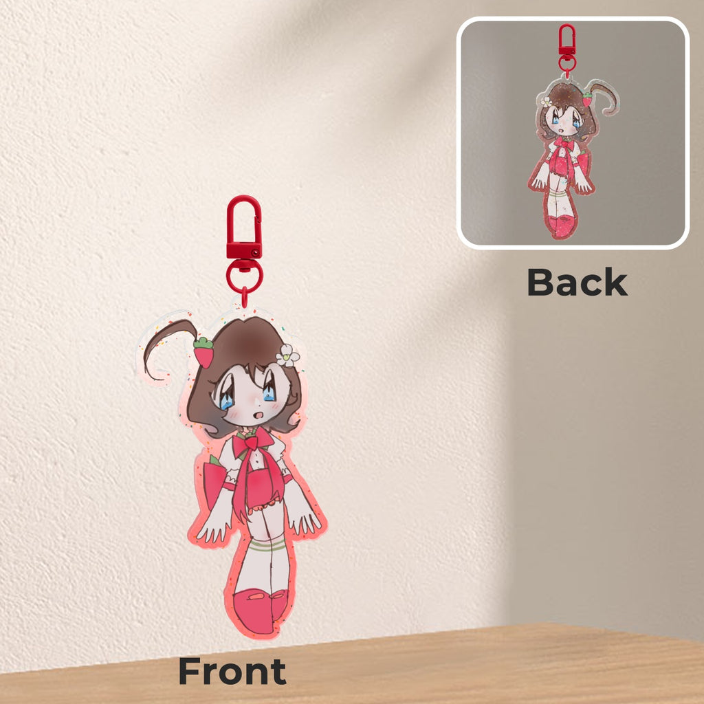Goldie Cute Strawberry keychain !! ٩(๑❛ᴗ❛๑)۶