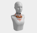 Back Room Brawl - Tonal Orange : Fashionable Silk Scarf - Loehmanns Parody, Perfect for Stylish Women & Trendsetters