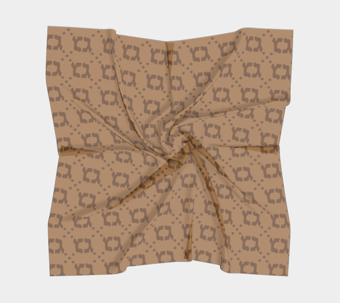 GELTY BROWN SCARF