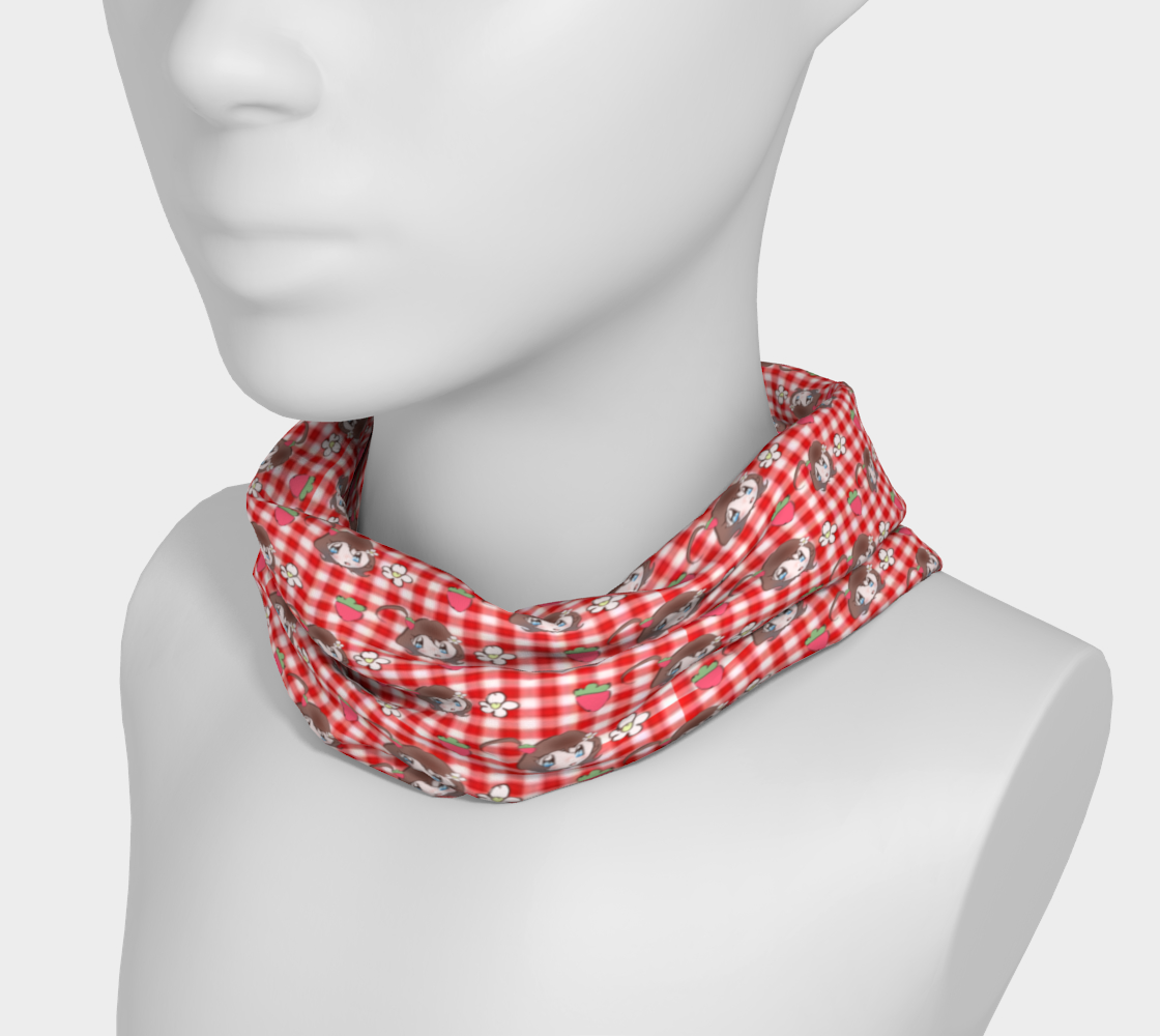Goldie Silly Strawberry Gingham Headband