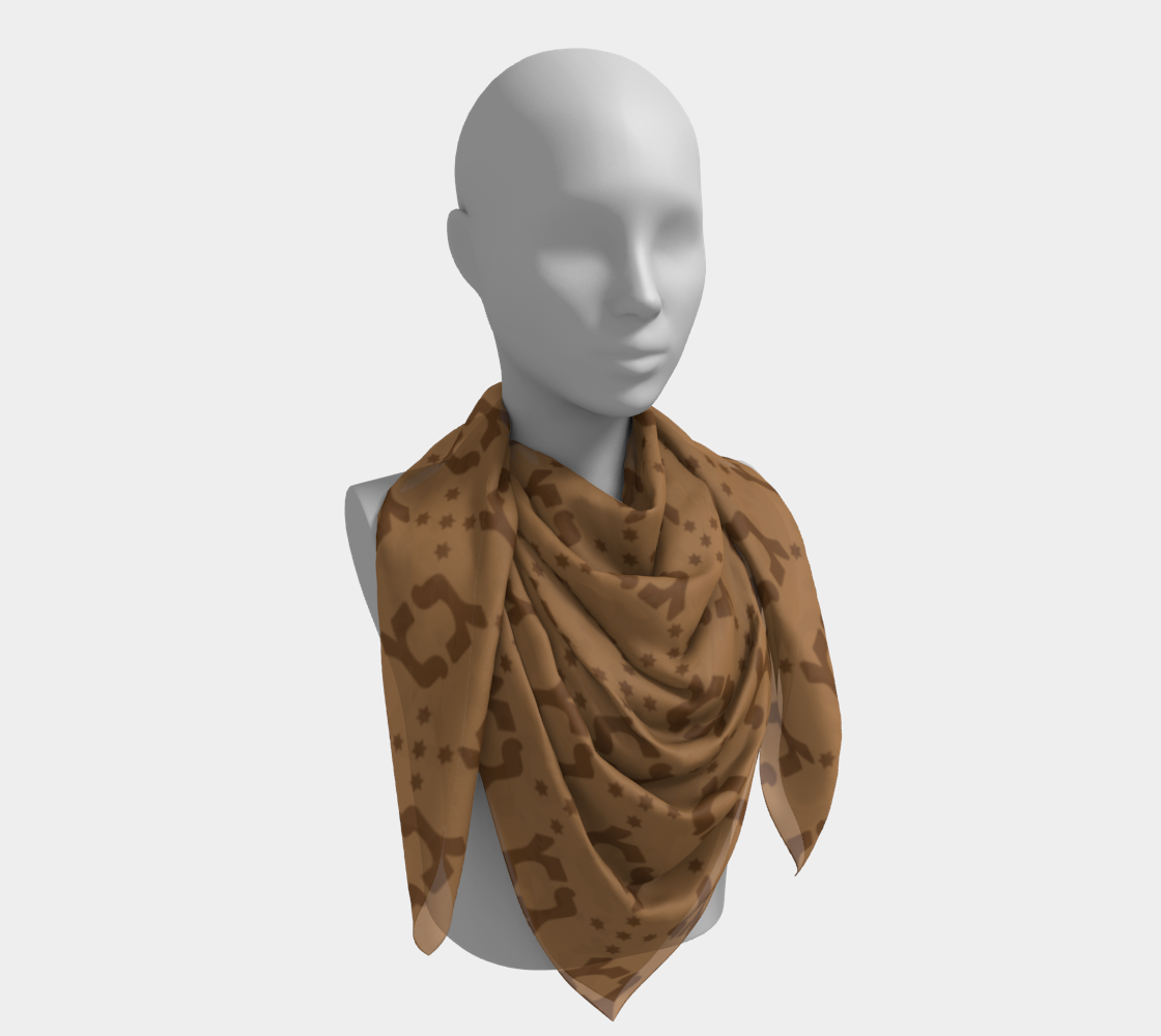 GELTY BROWN SCARF