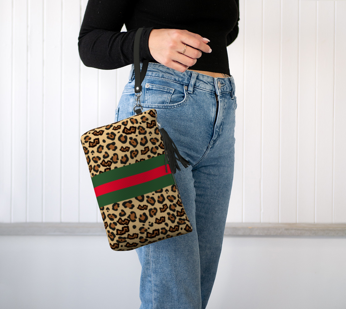 Jersey Leopard pouch