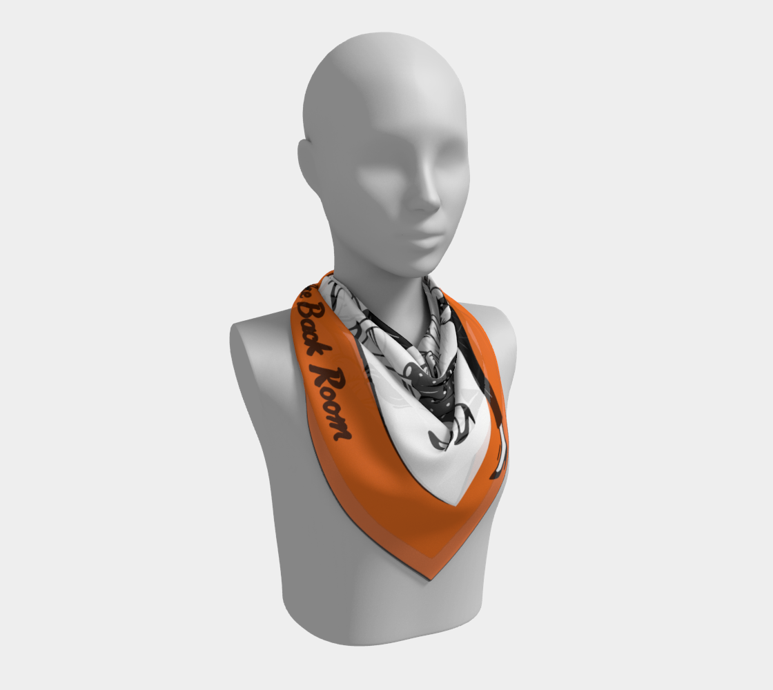 Back Room at Lorimans : Fashionable Silk Scarf - Loehmann's Parody, Perfect for Stylish Women & Trendsetters