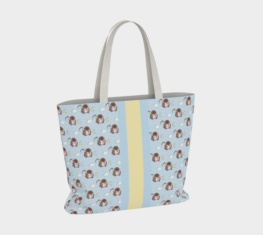 Blue Sweet Dreams Goldie Silly large toteBAG