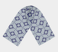BLUE GELTY LONG SCARF