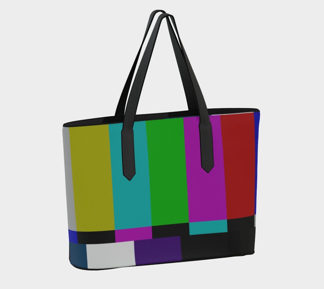 COLOR BARS VEGAN LEATHER