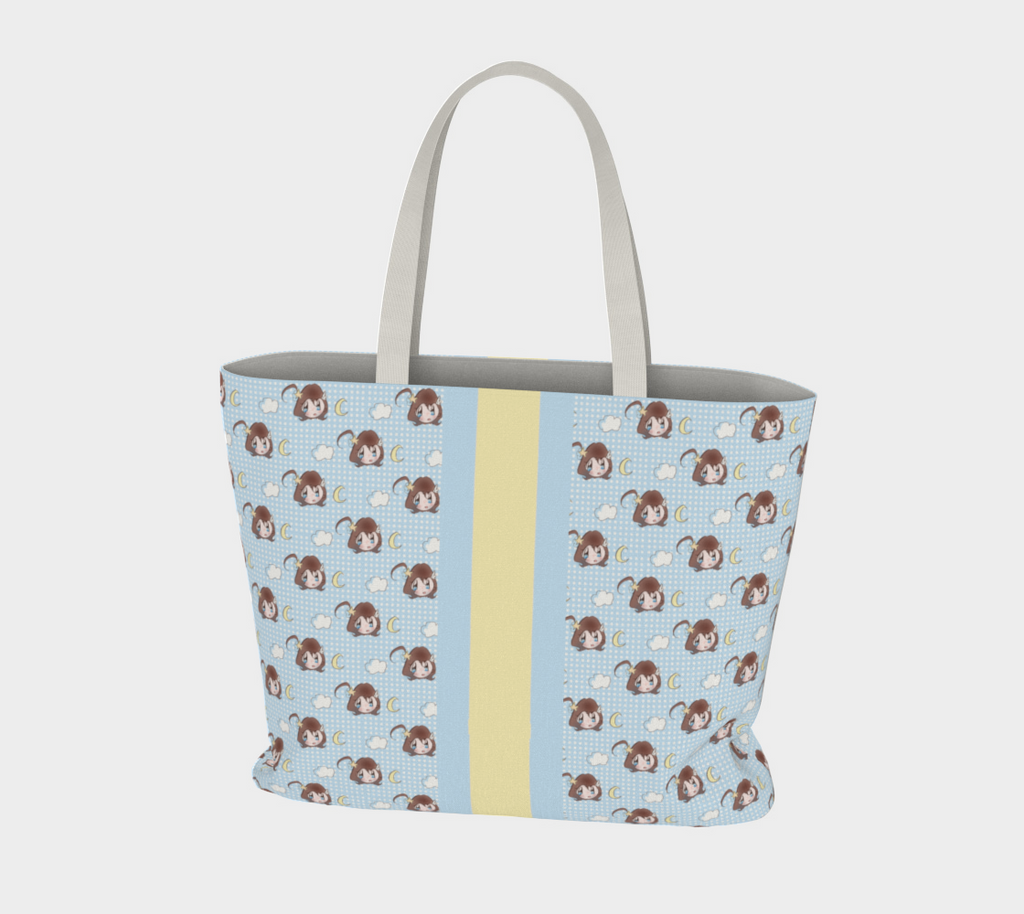 Blue Sweet Dreams Goldie Silly large toteBAG