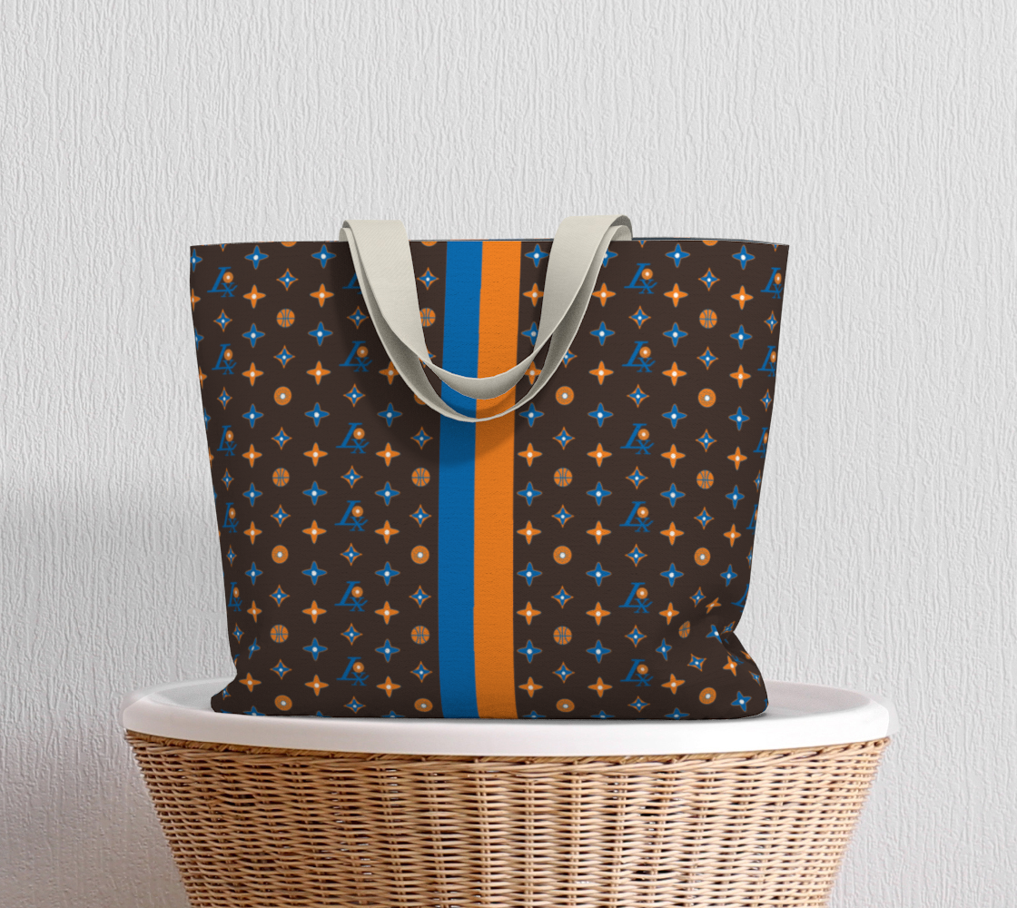 BAGELS JEWISH NY BASKETBALL BAGEL TOTE IN TOASTED