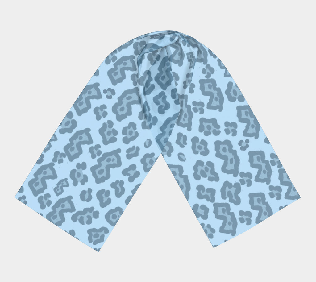BLUE JERSEY LEOPARD