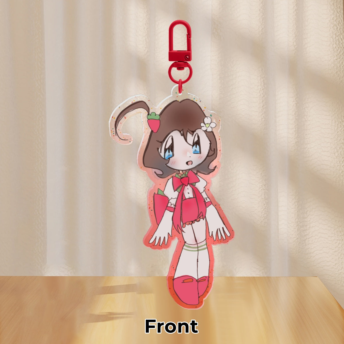 Goldie Cute Strawberry keychain !! ٩(๑❛ᴗ❛๑)۶