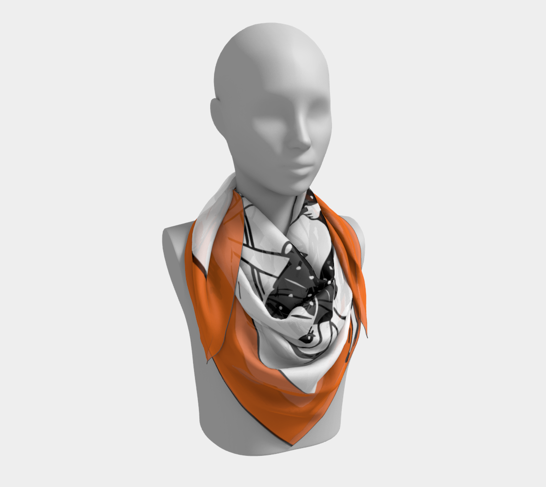 Back Room at Lorimans : Fashionable Silk Scarf - Loehmann's Parody, Perfect for Stylish Women & Trendsetters