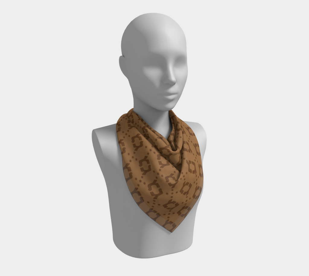 GELTY BROWN SCARF