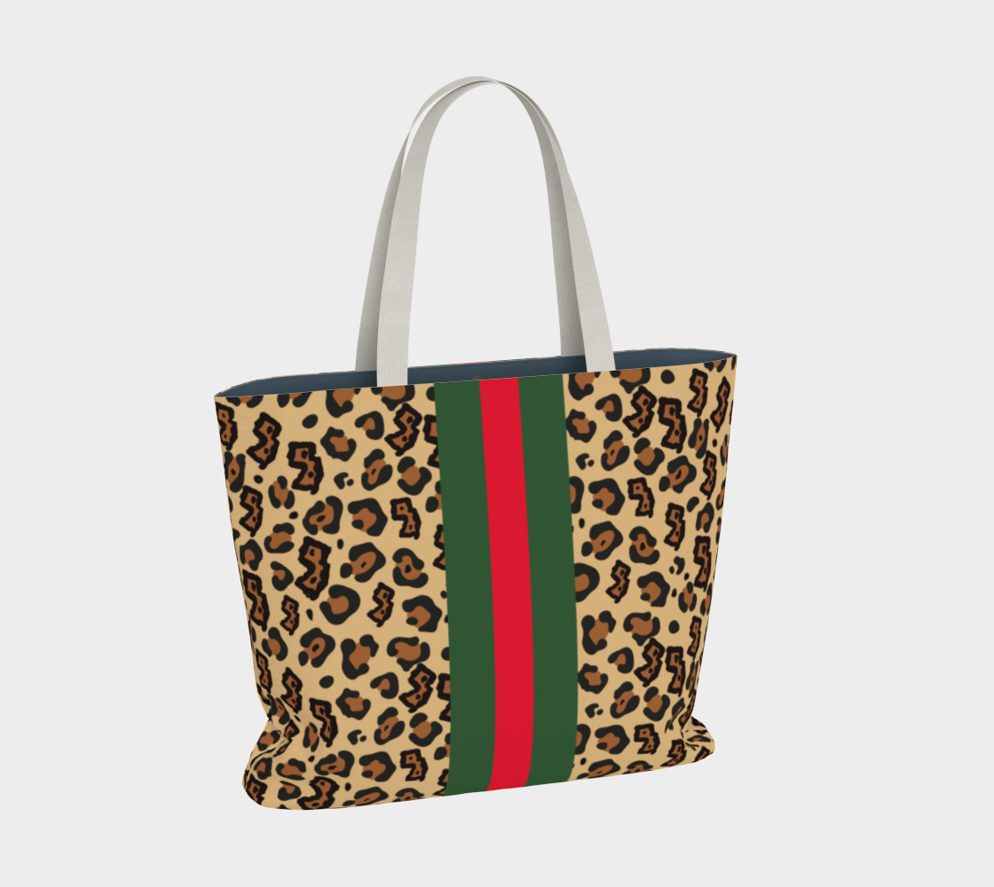 Canvas NJ Leopard Tote