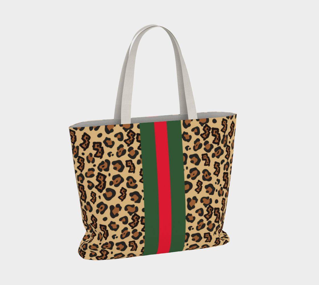 Canvas NJ Leopard Tote