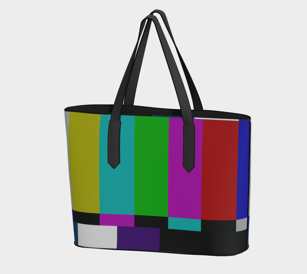 COLOR BARS VEGAN LEATHER