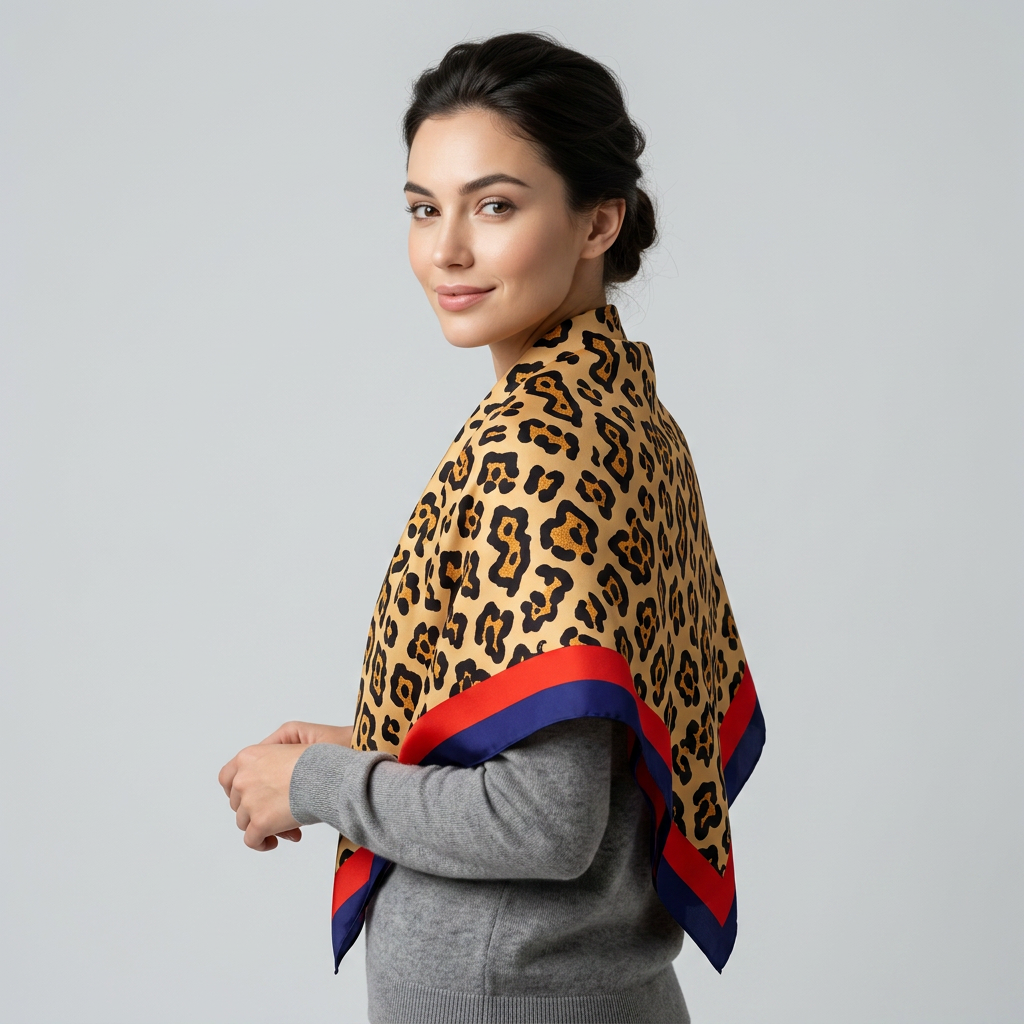 New Jersey Leopard Navy Red